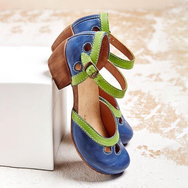 Charlotte  - Orthopedic Low-Heel Sandals